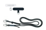 Andra mobiltillbehör - Mobile Origin Lanyard rope 6 mm - Black - 82 - 163cm - LYR-UNI-BLK