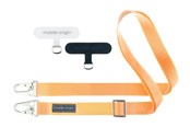 Andra mobiltillbehör - Mobile Origin Lanyard tape 25mm - Peach Fuzz - 84 - 165cm - LYT-UNI-PCFZ