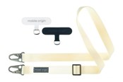 Andra mobiltillbehör - Mobile Origin Lanyard tape 25mm - White - 84 - 165cm - LYT-UNI-WHT