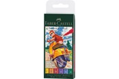Skriv- och ritverktyg - Faber-Castell India ink Pitt Artist Pen B colour 6x - 167174