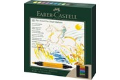 Skriv- och ritverktyg - Faber-Castell India ink PAP Dual Marker wallet of 10 - 162010