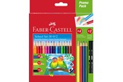Skriv- och ritverktyg - Faber-Castell Col.pencil Tri Promo Pack 18 + 4 + 2 - 201597