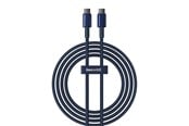 USB-kabel - Baseus Tungsten Gold USB-C to USB-C cable 100W 2m (blue) - P10319800321-04