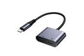 USB Hub - Joyroom 2-in-1 Audio adapter SY-L02 Lightning to Double Lightning (black) USB Hub - Svart - SY-L02