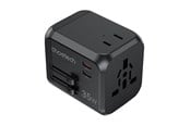 Mobile - Adapters & Chargers - Choetech PD5008 travel charger 3xUSB-A 2xUSB-C GaN 35W US/EU/UK/AU (black) - PD5008