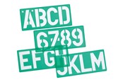 Skrivbordstillbehör - Linex - template set - 10 cm - 100411051