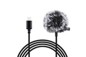 Mikrofoner - Puluz Microphone Jack PU425 1.5m USB-C / Type-C - PU425
