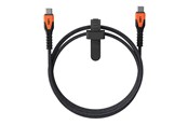 USB-kabel - UAG Rugged Kevlar Cable USB-C - USB-C 1.5m black/orange BULK - 9B4413114097