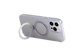Mobile - Covers & Cases - Joyroom Magnetic protective phone case with holder JR-BP004 for iPhone 15 Pro Max (transparent) - JR-BP004 iP 15 Pro M