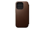 Mobile - Covers & Cases - Nomad Modern Leather Folio - iPhone 16 Pro | Brown | Leather - NM01679585