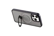 Mobile - Covers & Cases - Joyroom JR-BP004 Magnetic Protective Case with Holder for iPhone 15 (Black) - JR-BP004 iP 15 Black