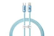 USB-kabel - Baseus Crystal Shine USB-C to iP cable 20W 1.2m (blue) - CAJY001303
