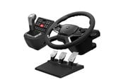 Spel Tillbehör - HORI Force Feedback Truck Control System – Kabelanslutet ratt-, gamepad- och pedalset – PC - Wired Wheel, gamepad and pedals set - PC - HPC-044E