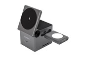 Mobile - Adapters & Chargers - Choetech T632-F 3-in-1 15W inductive charger (black) - T632-F