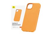Mobile - Covers & Cases - Baseus Phone Case for iPhone 15 ProMax Fauxther Series (Orange) - P60157304713-03