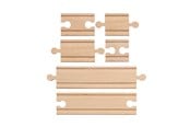 Träleksaker - Eichhorn Train Tracks Tracks Expansion Set 6 pcs. - 100006402