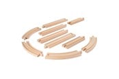 Träleksaker - Eichhorn Train Tracks Tracks Playset 10 pieces. - 100006403
