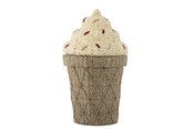 Decoration - Bloomingville Mini - Cillie Basket w/Lid - Water Hyacinth - 82058125