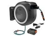 Trädgårdsvattning - Gardena  Batteridriven väggslangbox PowerRoll XXL inkl. batteri och laddare, vit - 18647-20