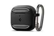 Hörlurar / Headset - Spigen Rugged Armor - matte black - AirPods 4 - ACS08642