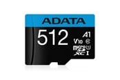 Flashram & USB Flash Drives - A-Data Premier MicroSD/SD - 100MB/s - 512GB - AUSDX512GUICL10A1-RA1