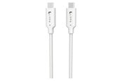 USB-kabel - Lippa USB-C to USB-C 100W 10Gbps cable 2m White - LPC100WCC2W