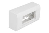 Tillbehör (Fästen, uttag etc.) - DeLOCK Easy 45 - Surface Mounted Box - White RAL 9003 - 81333