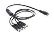 Strömkabel (intern) - DeLOCK - Power Splitter - DC Jack 5.5 x 2.1 mm to DC Jack 5.5 x 2.1 mm - 50 cm - 83287