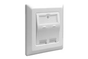 Nätverks tillbehör - DeLOCK Keystone Wall Outlet - 86202