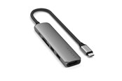 Dockning - Satechi 6-in-1 USB-C Slim Multiport Adapter - Space Grey - ST-P6SM