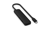 Dockning - Satechi 4-in-1 USB-C Slim Multiport Adapter 4K - Black - ST-P4SK