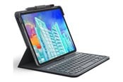 Tangentbord - ZAGG Messenger Folio 2 for Apple 10.9-inch iPad Air - Tastatur & Folio set - Nordisk - Grå - 103010824
