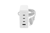 Mobile - Adapters & Chargers - Mophie USB-C 120W Wall Adapter PD HUB (3xUSB-C + 1xUSB-A) GaN - White - 409909309