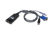 Repeatrar, förstärkare, broar och transceivers - Tripp Lite USB Server Interface Unit Virtual Media & CAC B064 Cat5 KVM TAA - KVM / USB extender - TAA Compliant - B055-001-UV2CAC