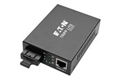 Repeatrar, förstärkare, broar och transceivers - Eaton Series Gigabit Multimode Fiber to Ethernet Media Converter 10/100/1000 SC International Power Supply 850 nm 550 m (1.804 ft.) - N785-INT-SC-MM