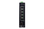 Switch - Tripp Lite Eaton series 5-Port Managed Industrial Gigabit Ethernet Switch - 10/100/1000 Mbps GbE SFP Slot -40° to 75°C DIN Mount - NGI-M05-C1