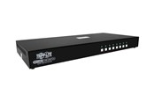 KVM switch - Tripp Lite Secure KVM Switch 8-Port Single Head DisplayPort to DisplayPort 4K NIAP PP4.0 Audio CAC TAA - KVM / audio switch - 8 ports - TAA Compliant - B002-DP1AC8-N4