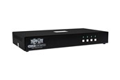 KVM switch - Tripp Lite Secure KVM Switch 4-Port Single Head DisplayPort to DisplayPort 4K NIAP PP4.0 Audio TAA - KVM / audio switch - 4 ports - TAA Compliant - B002-DP1A4-N4