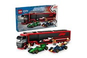 LEGO® - LEGO City 60445 F1® lastbil med RB20 & AMR24 F1® bilar - 60445
