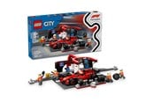 LEGO® - LEGO City 60443 F1® depåstopp & depåteam med Ferrari bil - 60443