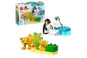 LEGO® - LEGO DUPLO 10442 Vilda djurfamiljer: Pingviner och lejon - 10442