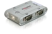 Nätverkskort (adaptrar osv.) - DeLOCK USB 2.0 to 4 Port Serial HUB - 87414