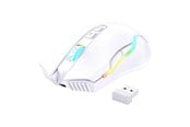 Mus - ONIKUMA CW905 Wireless - Gamingmus - Optic - 7 knappar - Vit med RGB ljus - CW905W Wireless