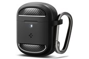 Hörlurar / Headset - Spigen Rugged Armor - matte black - Google Pixel Buds Pro 2/Pro - ACS07604