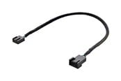 Strömkabel (extern) - Deltaco - fan power extension cable - 4 pin fan connector to 4 pin fan connector - 30 cm - SSI-64