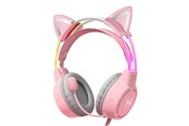 Hörlurar / Headset - ONIKUMA Gaming headphones X15Pro Pink Cat's Ears - X15PROP with cat ear