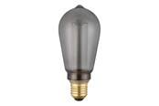 Glödlampor - EGLO LED-glödlampa ST64 Drop 4.3W/818 200 lumen smoke 3-step dimmable E27 - 113074