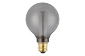 Glödlampor - EGLO LED-glödlampa G95 Globe 4.3W/818 200 lumen smoke 3-step dimmable E27 - 113072
