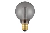 Glödlampor - EGLO LED-glödlampa G80 Globe 4.3W/818 200 lumen smoke 3-step dimmable E27 - 113071