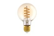 Glödlampor - EGLO LED-glödlampa G80 Globe 4W/820 245 lumen amber dimmable E27 - 110079